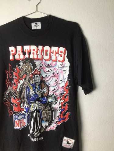 Warren Lotas x NFL New England authentic Patriots Black Tshirt