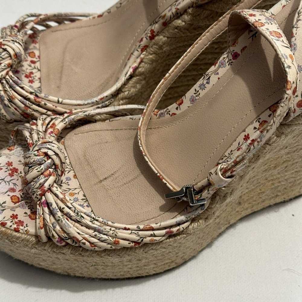 Schutz Womens 7.5B Gianna Floral Espadrille Platf… - image 10