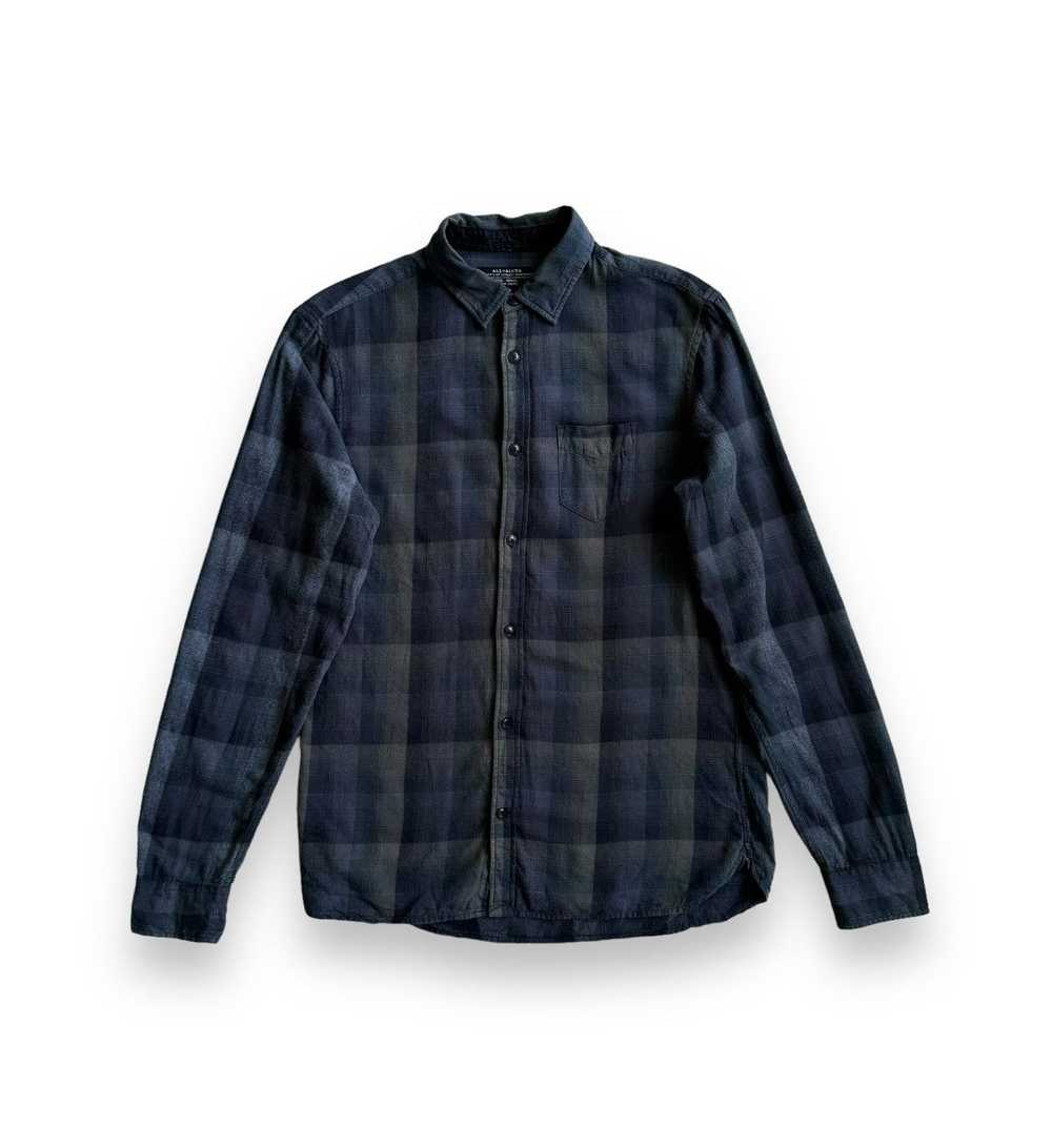 Allsaints × Flannel AllSaints Leipzig LS Shirt - image 3