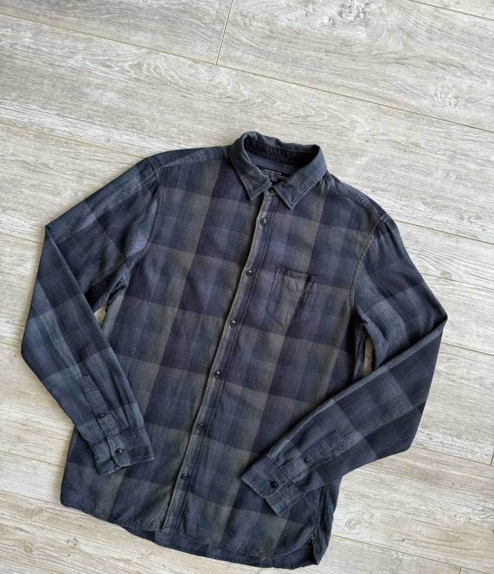 Allsaints × Flannel AllSaints Leipzig LS Shirt - image 5