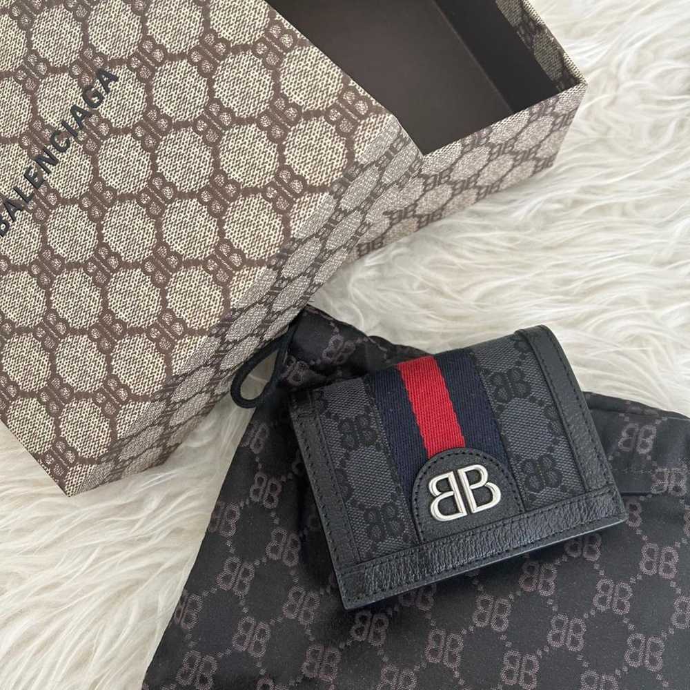 Gucci X Balenciaga Leather wallet - image 3