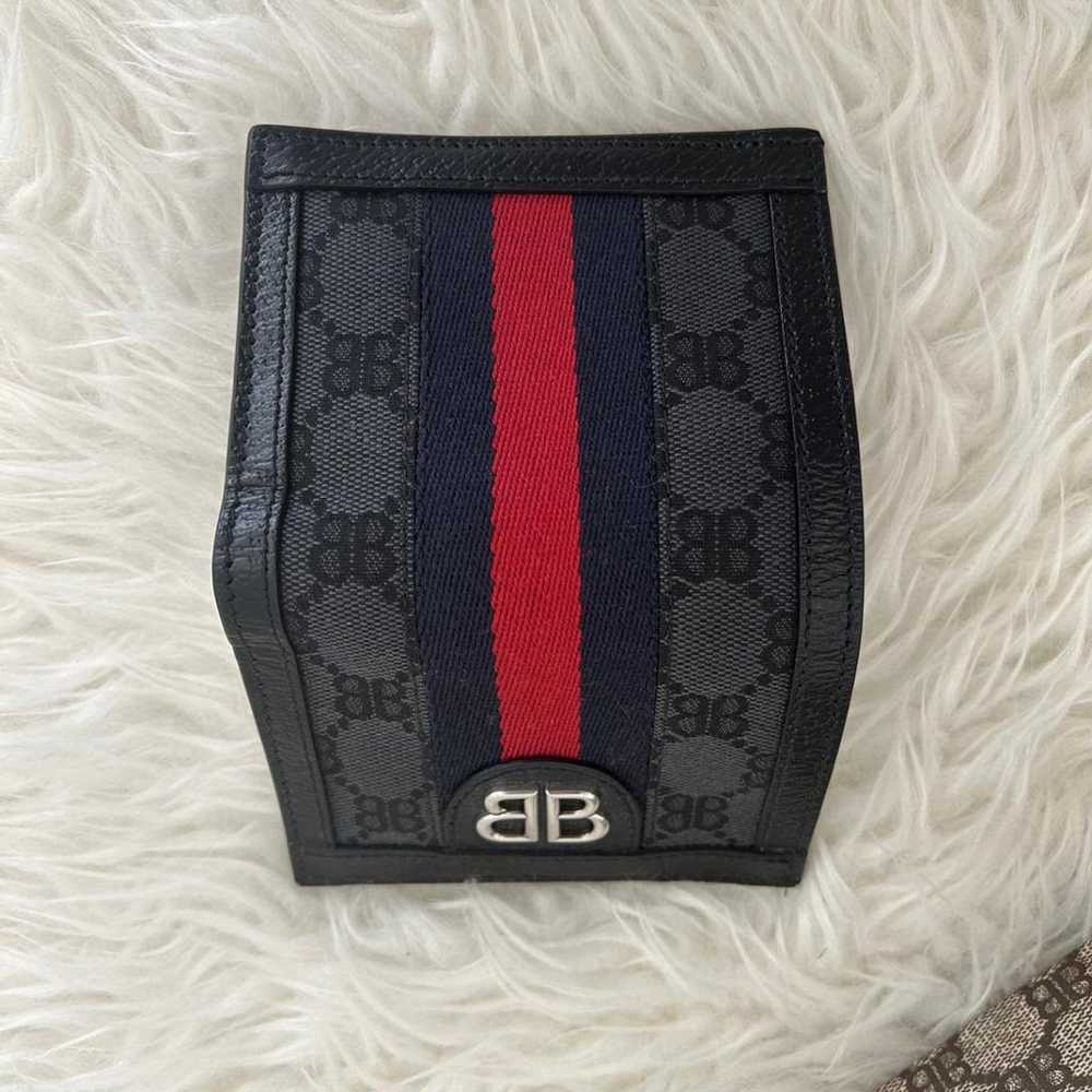 Gucci X Balenciaga Leather wallet - image 5