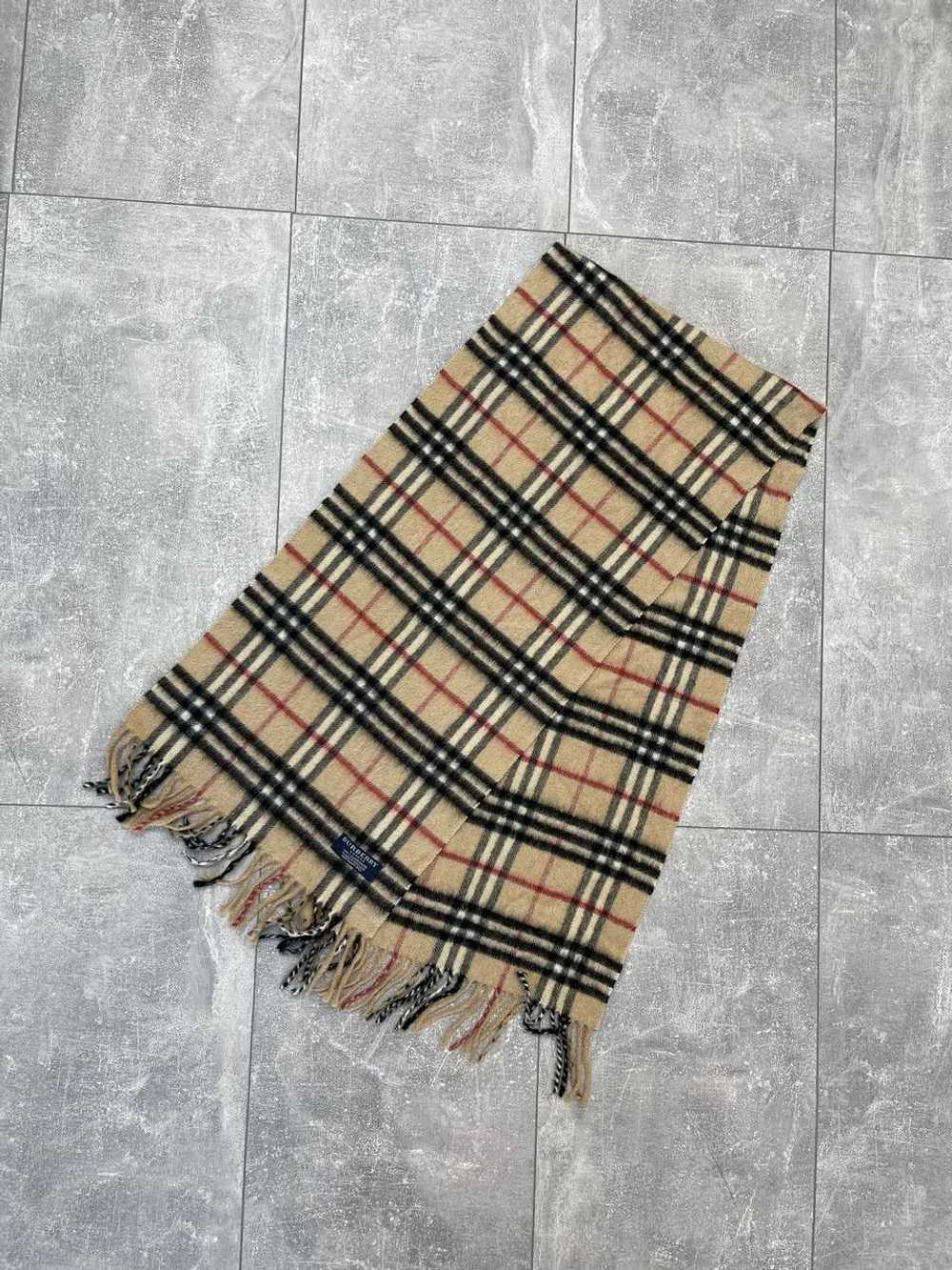 Burberry × Luxury × Vintage BURBERRY LONDON Scarf… - image 1