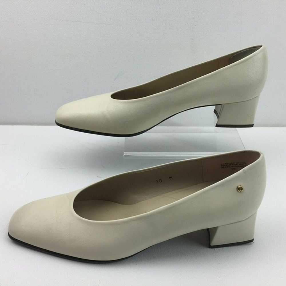 Etienne Aigner Spain Womens Nude Beige Cream Pump… - image 2