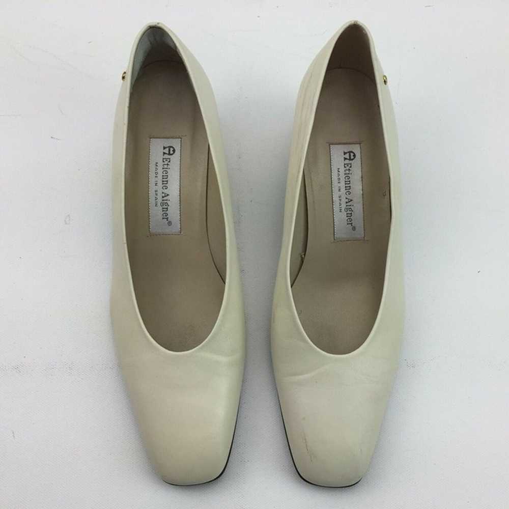 Etienne Aigner Spain Womens Nude Beige Cream Pump… - image 5