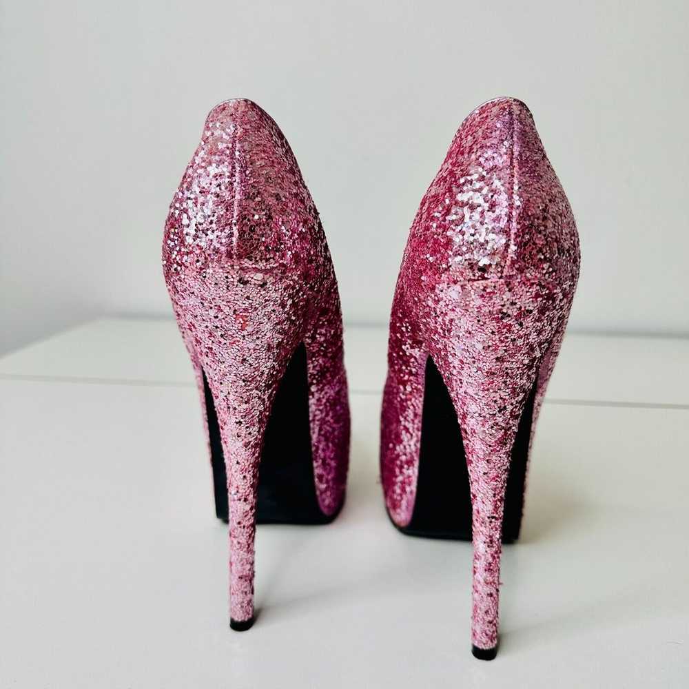 Bordello Teeze 06G Barbie Pink Sexy Glitter Platf… - image 6