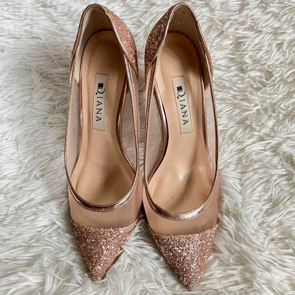 DIANA Bridal Shoes Glitter Pumps size 21.5cm - image 2