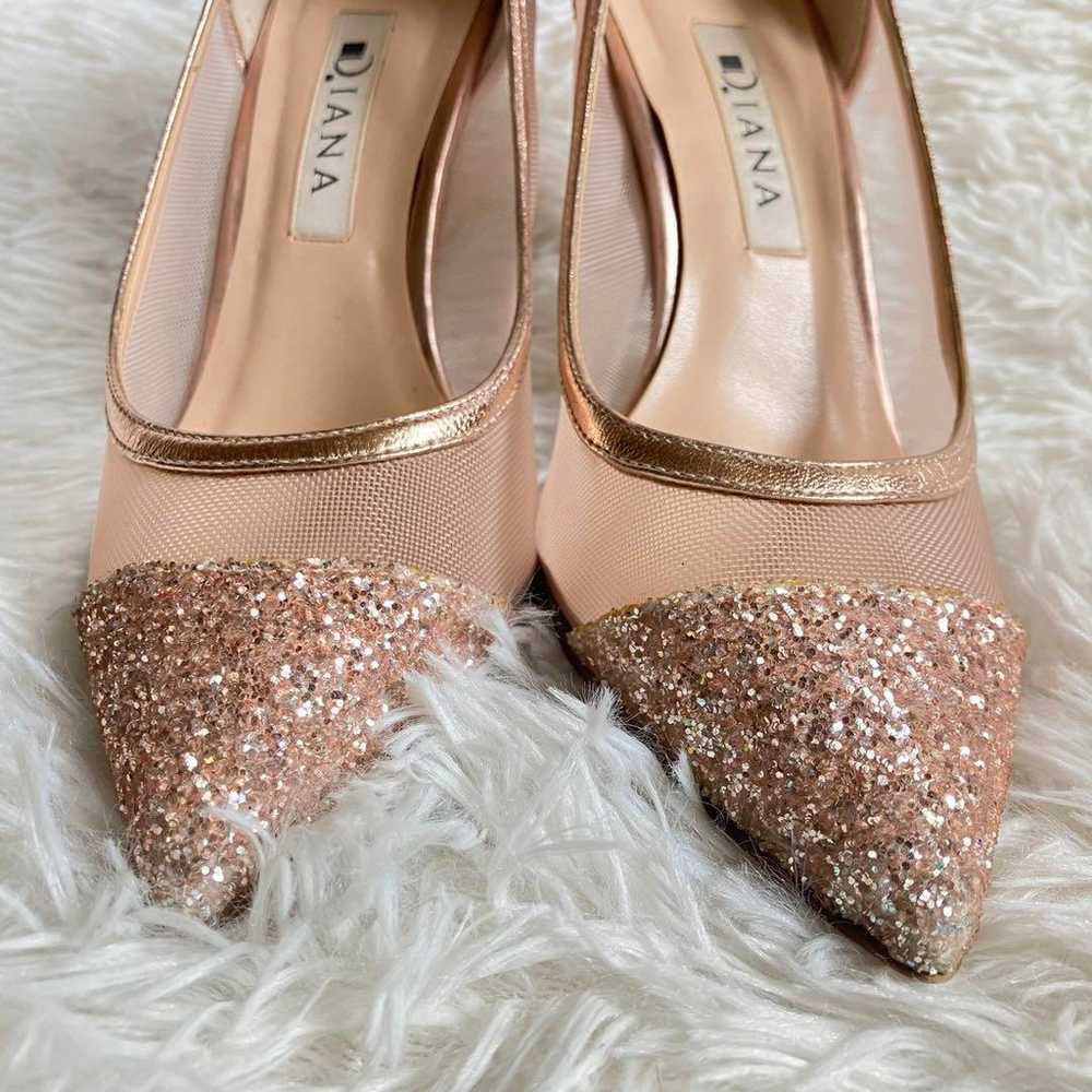 DIANA Bridal Shoes Glitter Pumps size 21.5cm - image 3