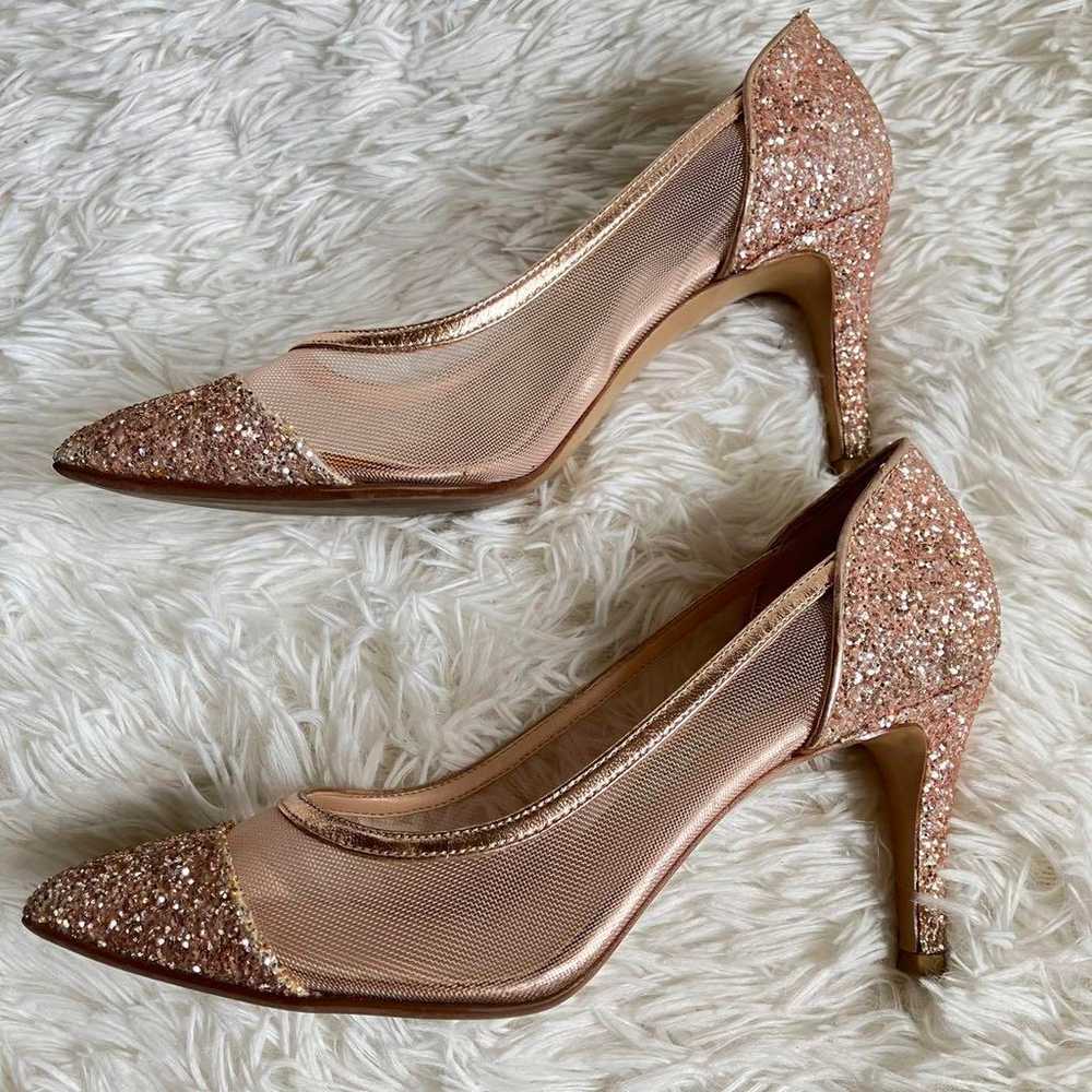 DIANA Bridal Shoes Glitter Pumps size 21.5cm - image 4