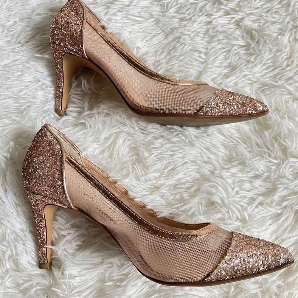 DIANA Bridal Shoes Glitter Pumps size 21.5cm - image 5