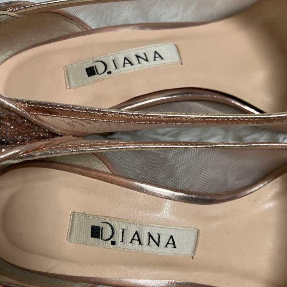 DIANA Bridal Shoes Glitter Pumps size 21.5cm - image 9