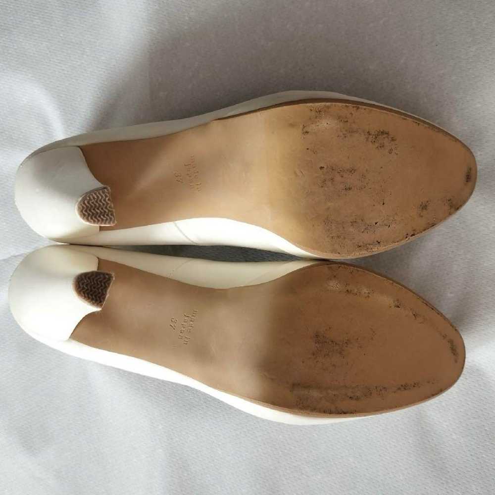 【BENIR】 Bridal shoes 37 with ribbon, 12cm heel - image 6