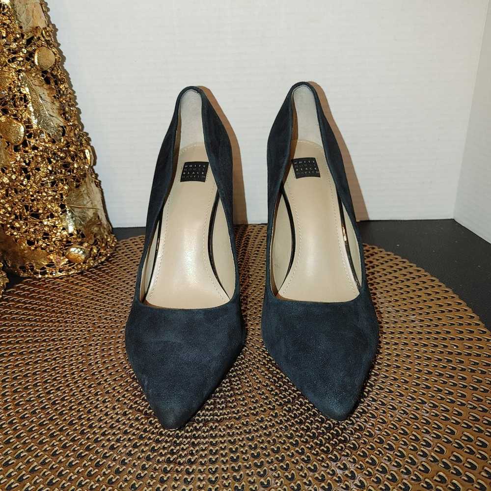 White House Black Market suede heels size 10m - image 1