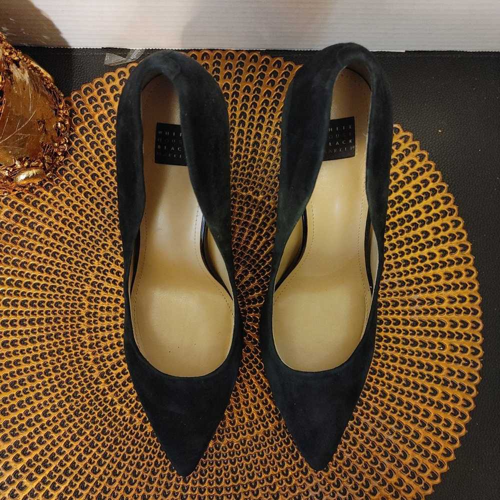 White House Black Market suede heels size 10m - image 2