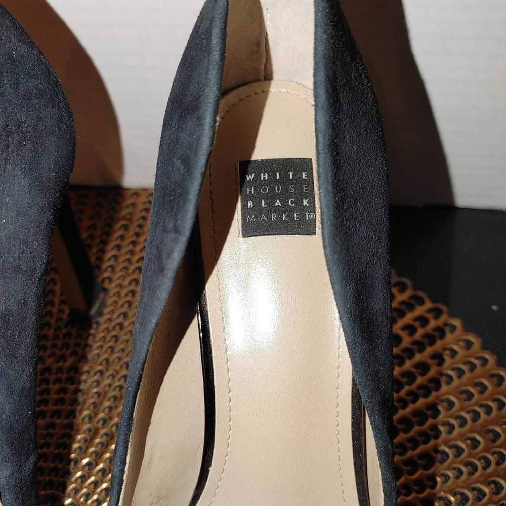 White House Black Market suede heels size 10m - image 3