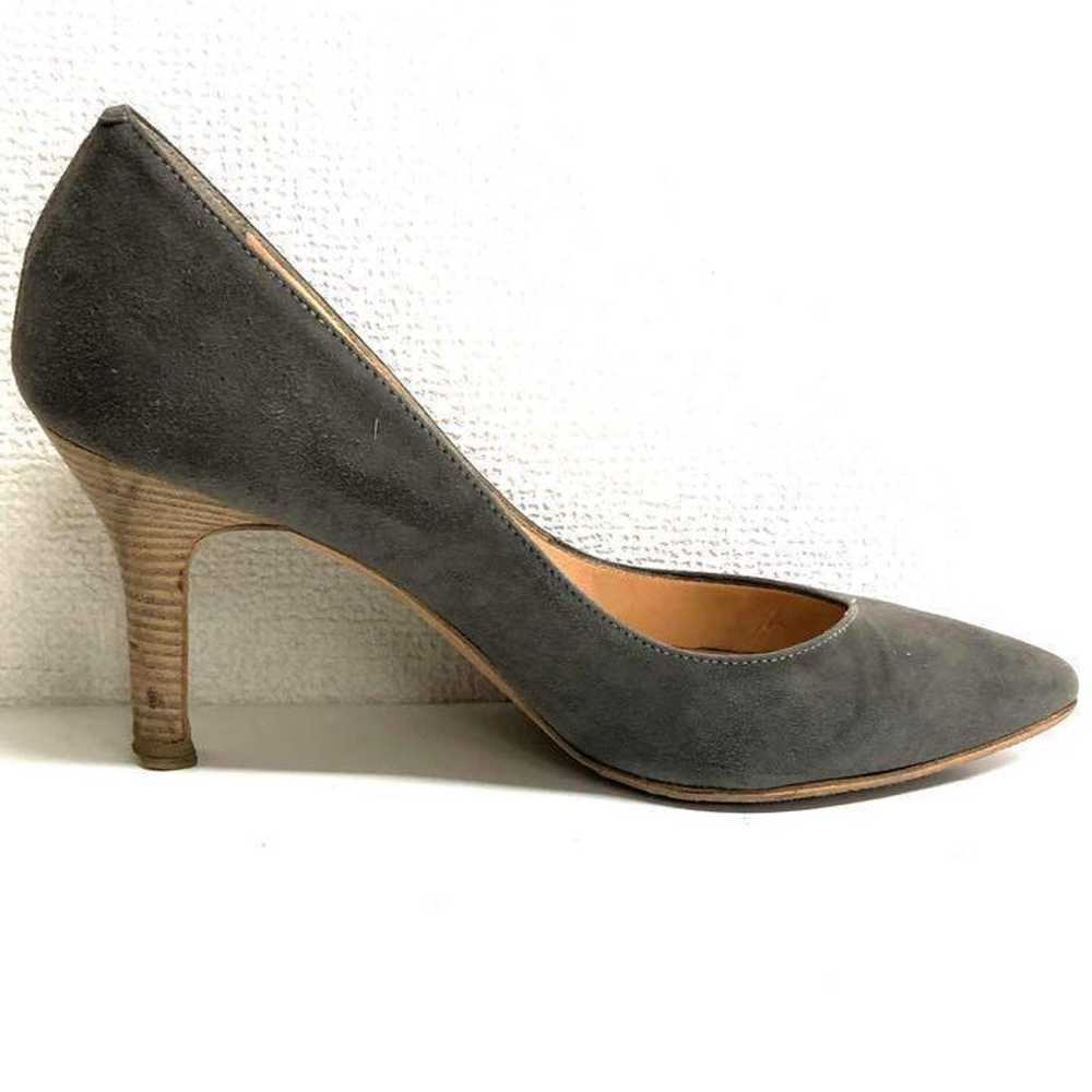 Perico 22.5cm Suede Pointed Toe Pumps Beige Gray. - image 3