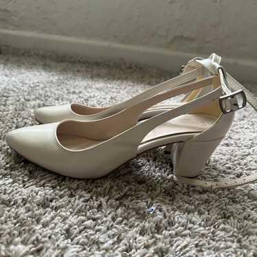 Ivory wedding heels