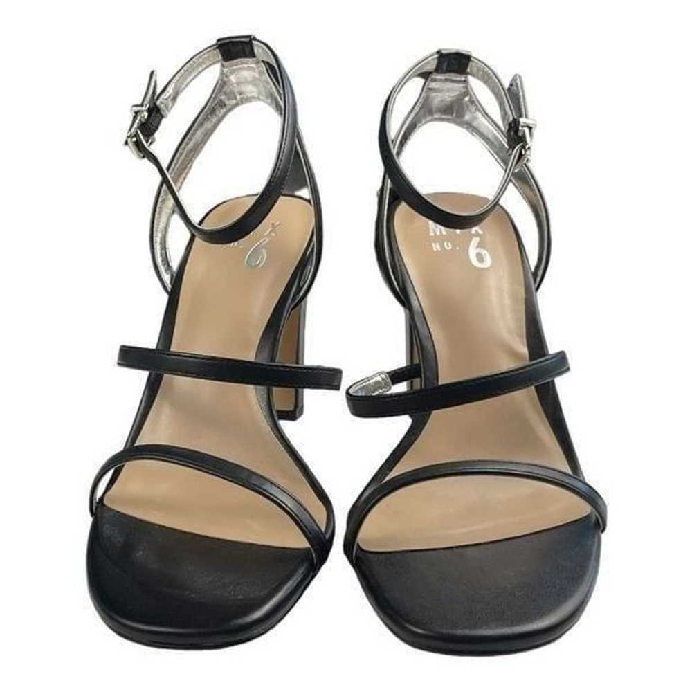 Mix No.6 Aliciana Women's Black Strappy Block Hee… - image 9