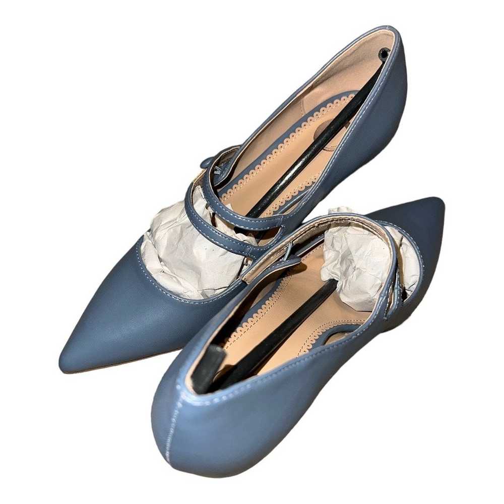 Journee Collection Blue Stiletto Mary Jane Pumps,… - image 6