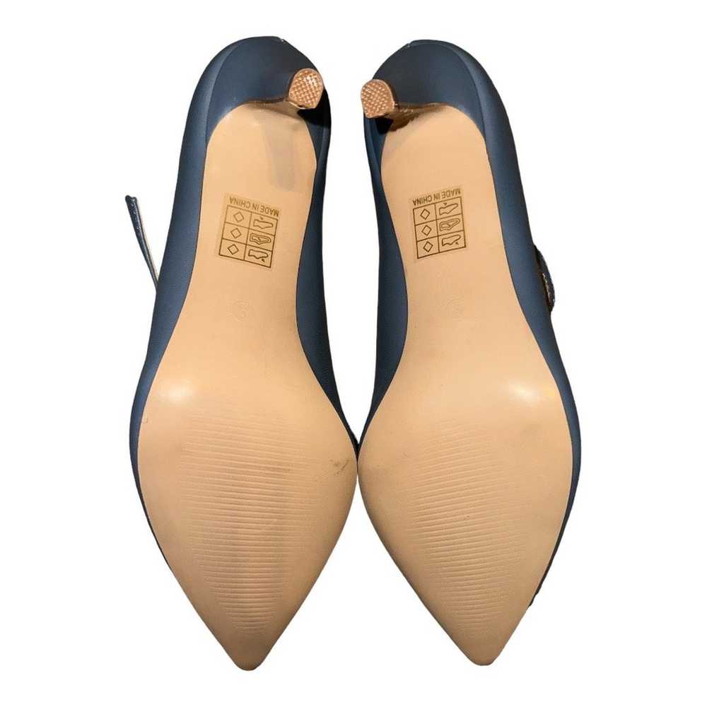 Journee Collection Blue Stiletto Mary Jane Pumps,… - image 7