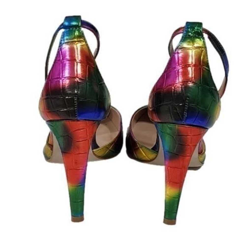 Steve Madden Alisha metallic rainbow snakeskin an… - image 6