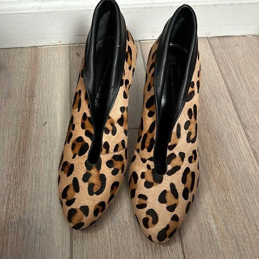 Steve Madden 4” leopard print stilettos size 8 M-… - image 4