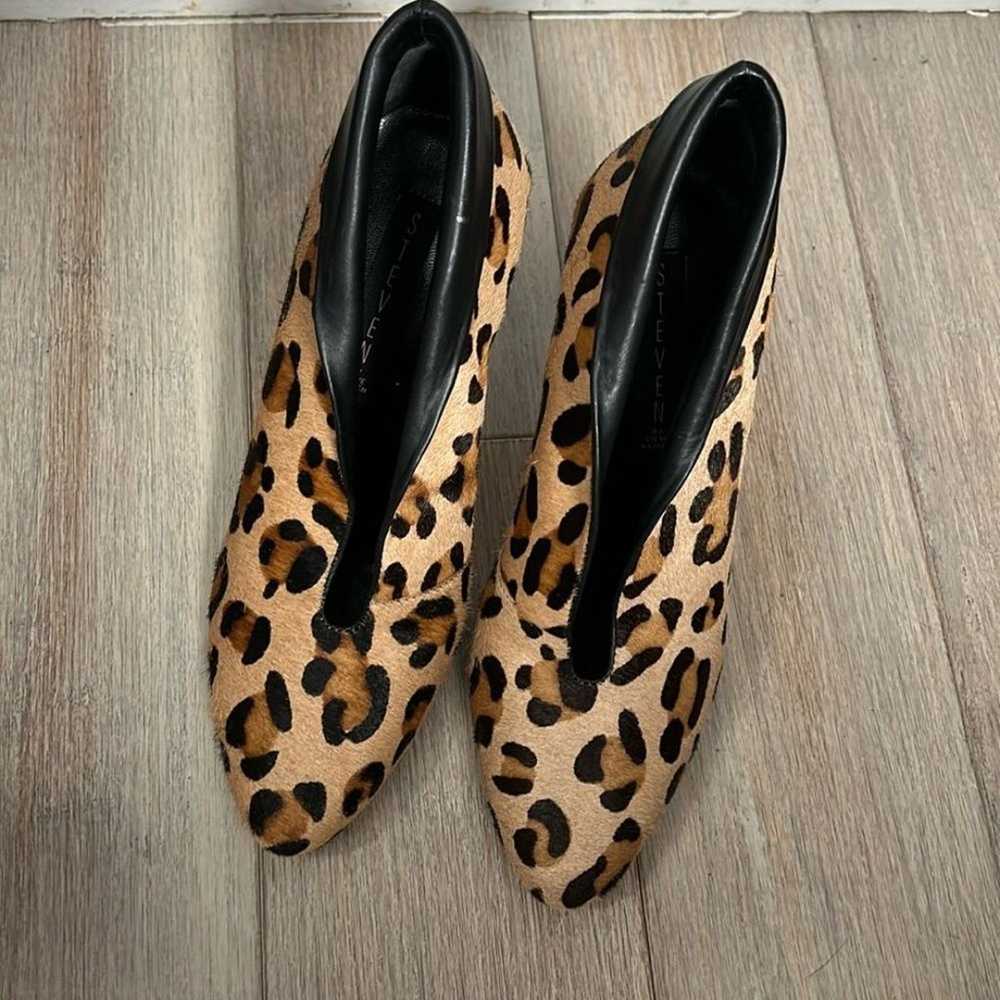 Steve Madden 4” leopard print stilettos size 8 M-… - image 5