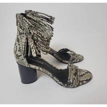 Jeffrey Campbell Pallas Snakeskin Heels Size 7.5