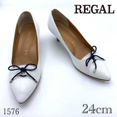 Excellent condition REGAL pumps white leather 1576 - image 1