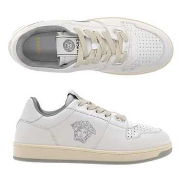 Versace Leather low trainers - image 1