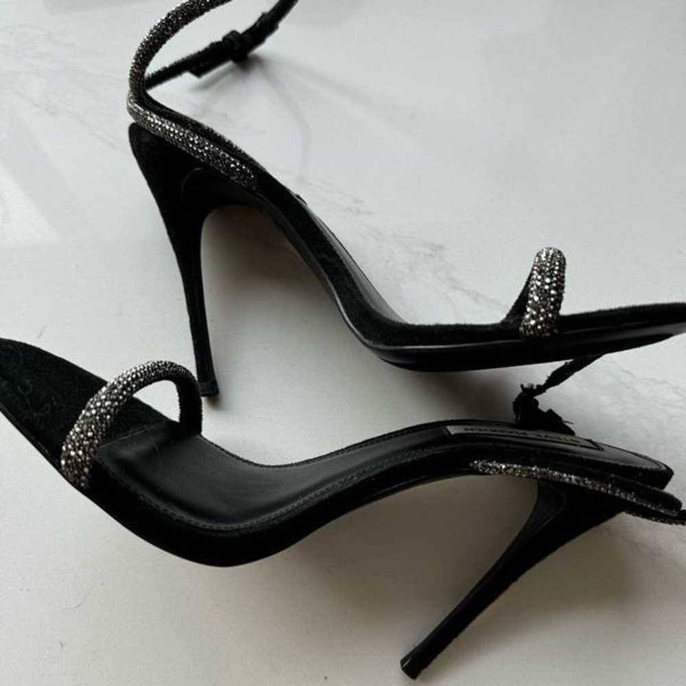 Steve Madden Breslin Glitter Studded Black Silver… - image 10