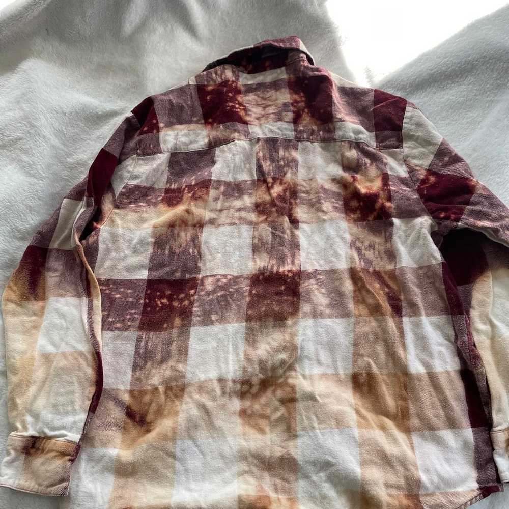 Handmade sun bleached ombré flannel - image 3