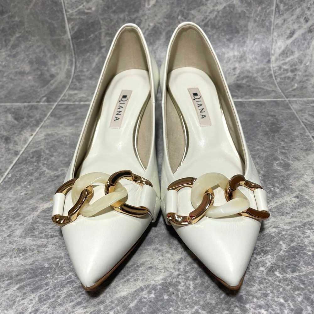 ⭐️ DIANA ⭐️ Diana Ladies Pumps Heels Chain White - image 2