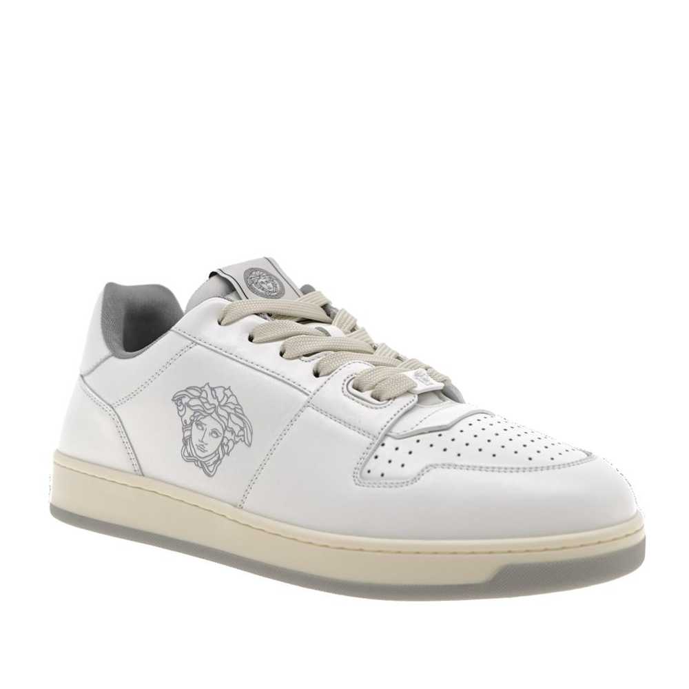 Versace Leather low trainers - image 3