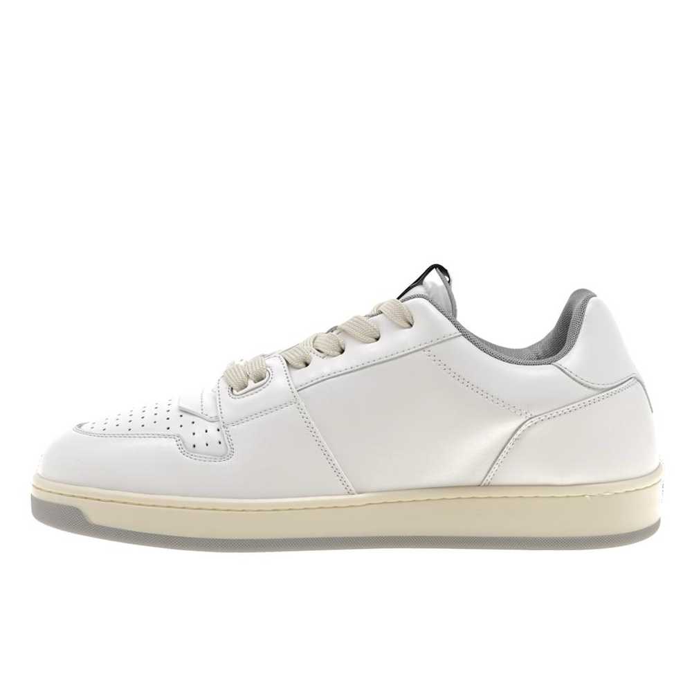 Versace Leather low trainers - image 5