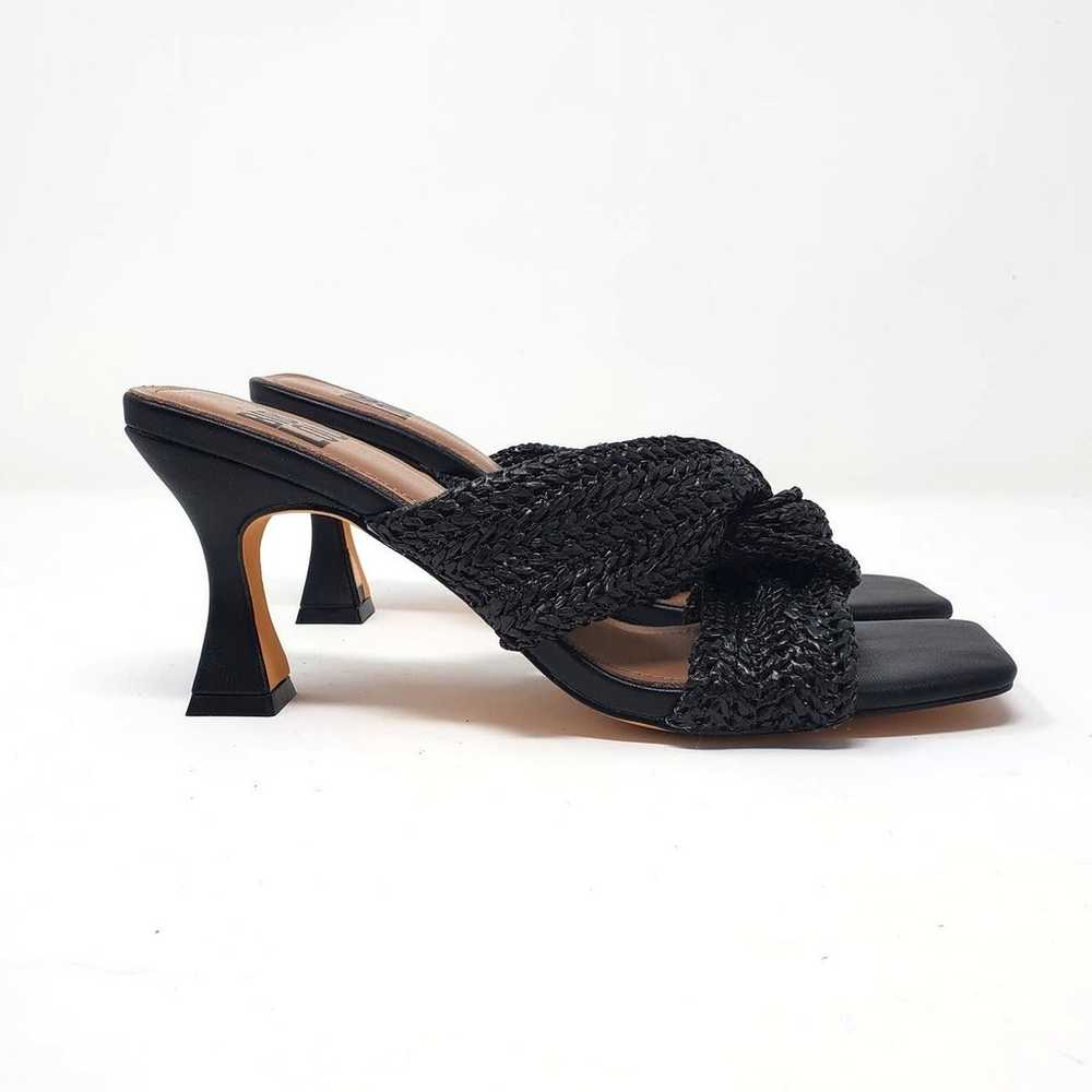 Bibi Lou Twisted Sandals Woven Raffia With Heel S… - image 4