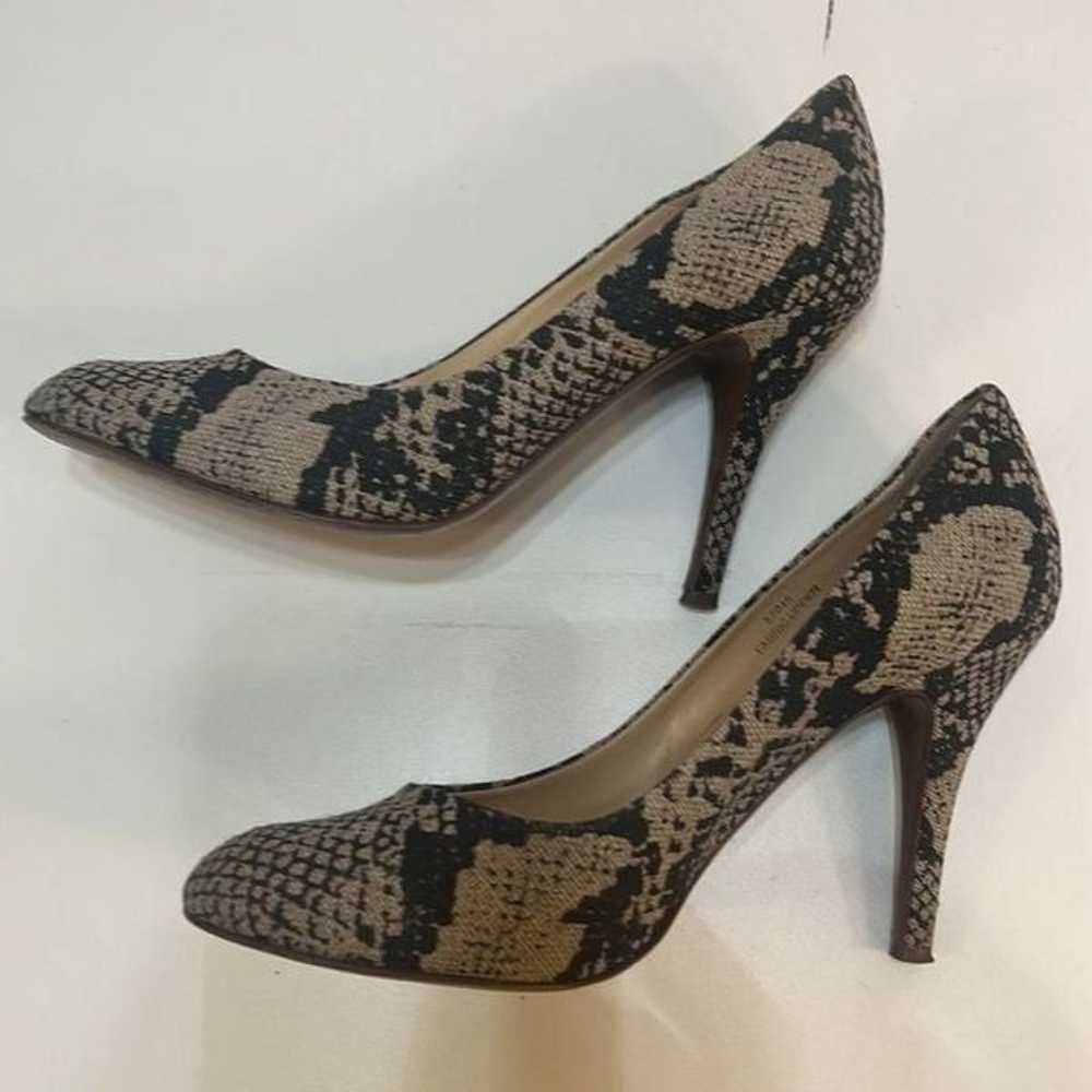 J.Crew Black White Gray 57046 / Mona Printed Pump… - image 5