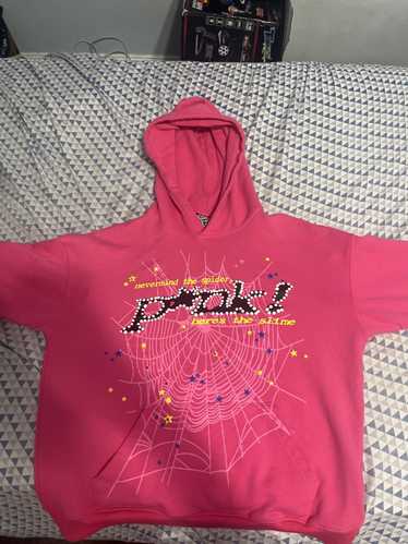 Streetwear Sp5der pink v2 hoodie