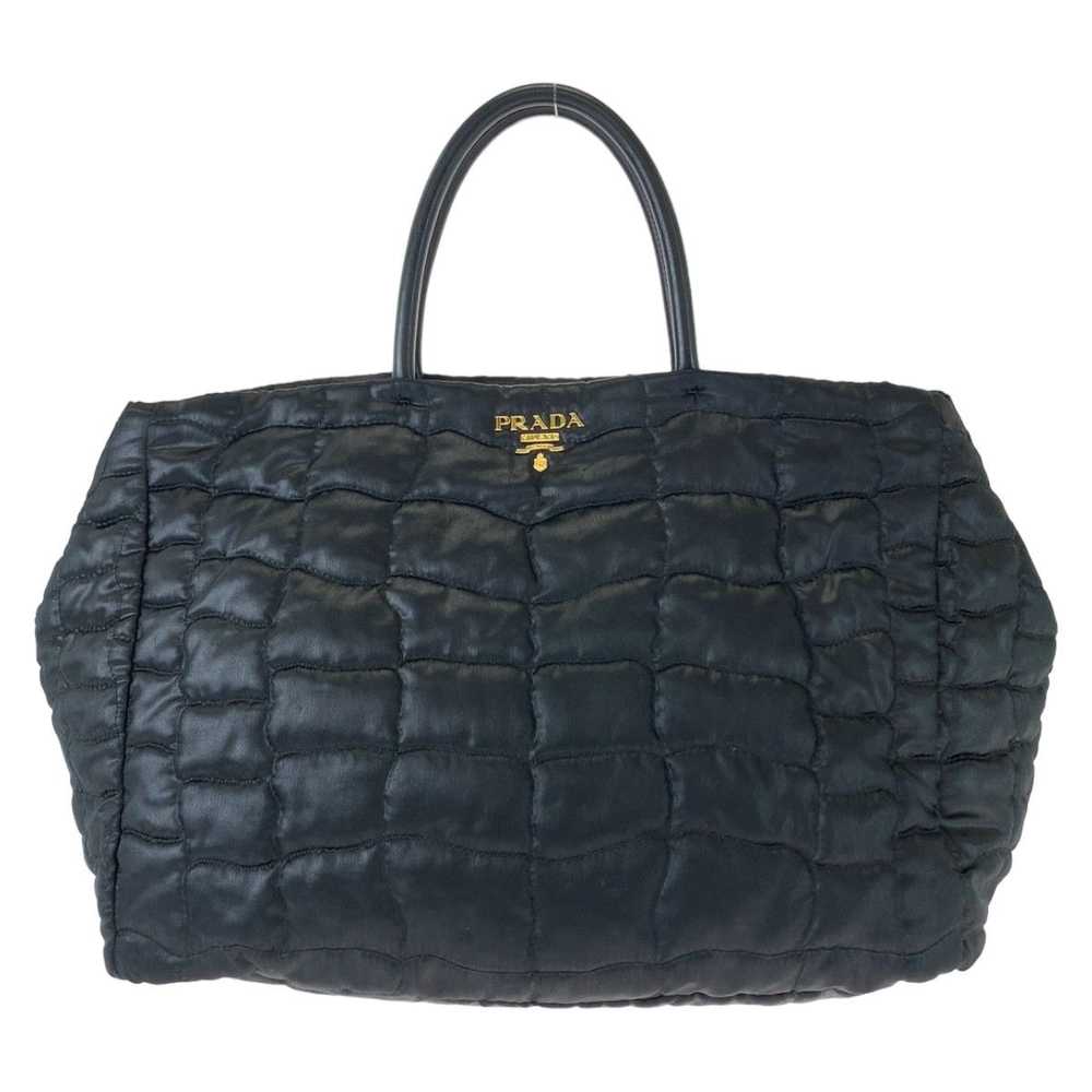 Prada Prada Prada Satin Leather Tote Bag Others T… - image 1