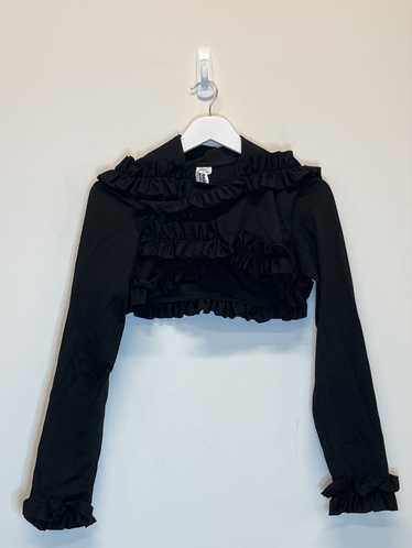 Noir Kei Ninomiya Cropped Ruffled Blouse