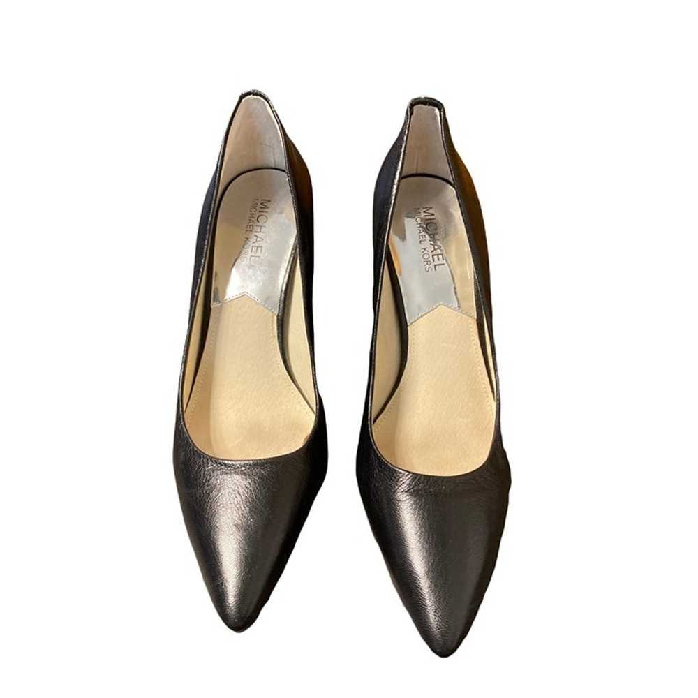 MICHAEL MICHAEL KORS BLACK LEATHER POINTED TOE CL… - image 2