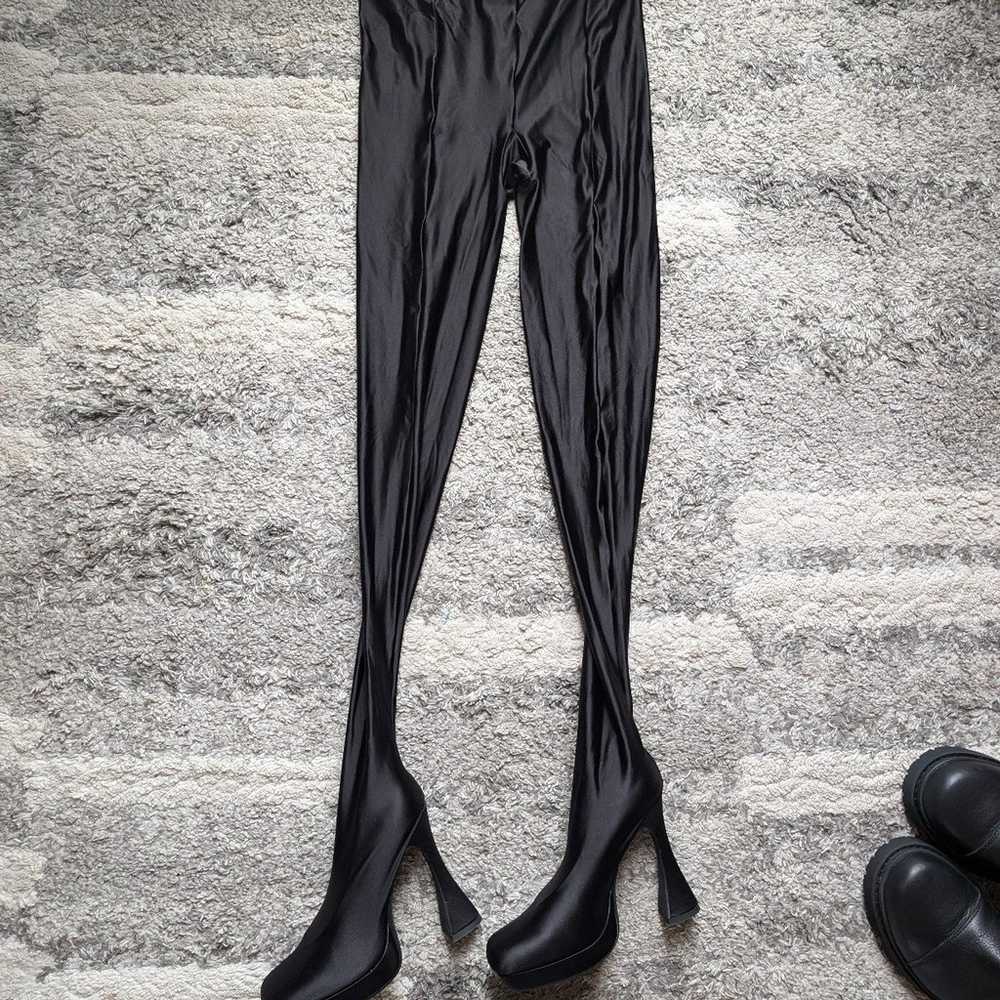 Jeffery Campbell Pantalones Platform Leggings Boo… - image 4