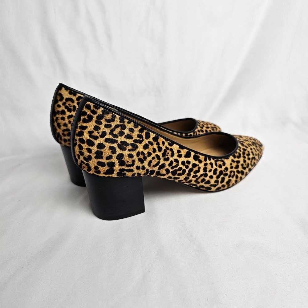 Talbots Isa Calf Hair Brown Black Leopard Leather… - image 2