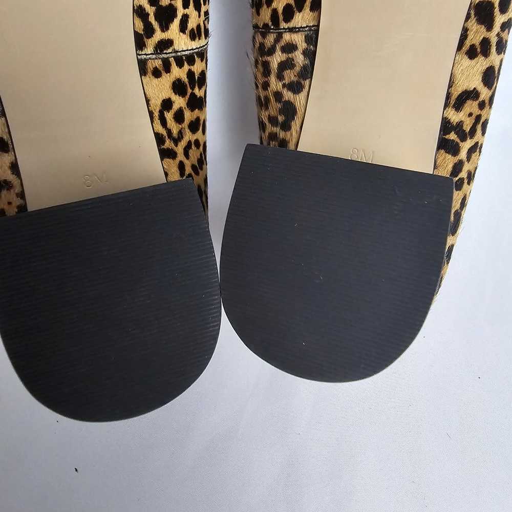 Talbots Isa Calf Hair Brown Black Leopard Leather… - image 6