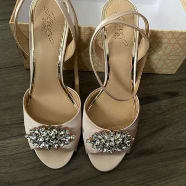 Jewel Badgley Mischka Jessa Heels Size 10 - Champa