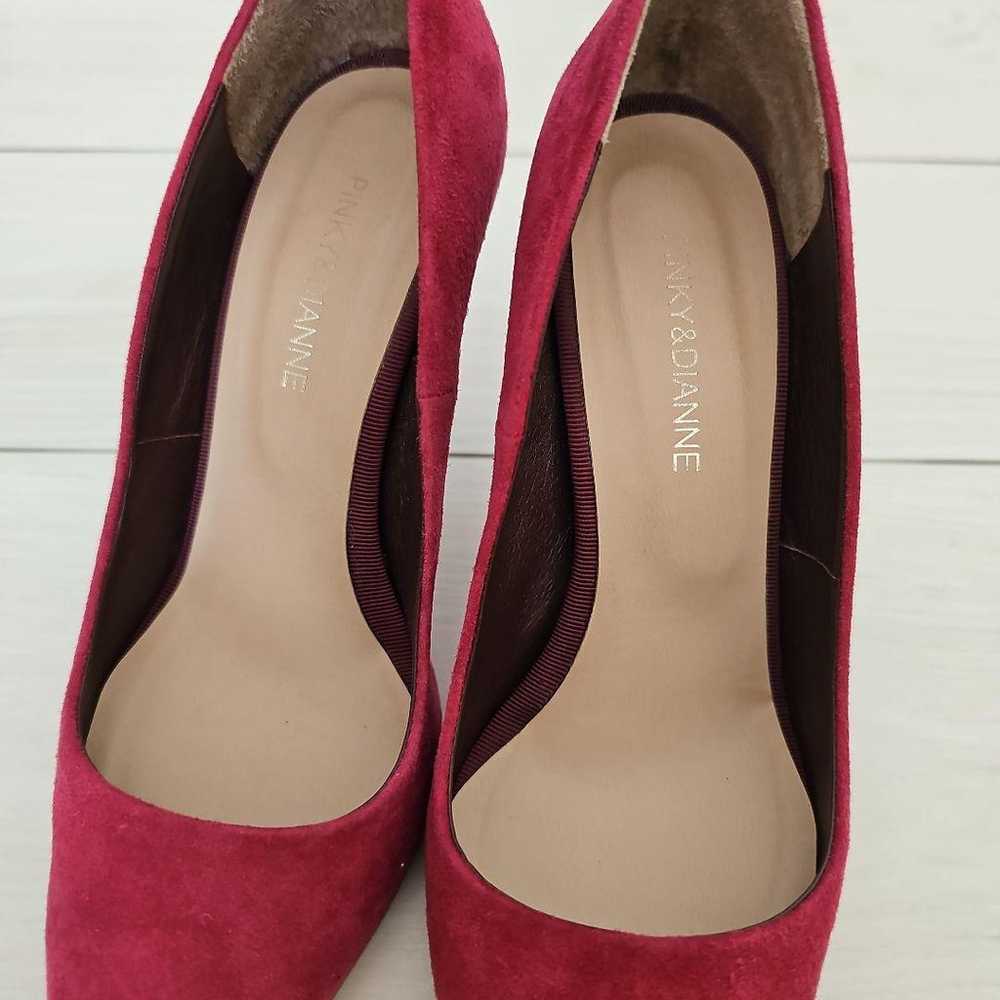 Pinky & Dianne Suede Pumps Bordeaux - image 4