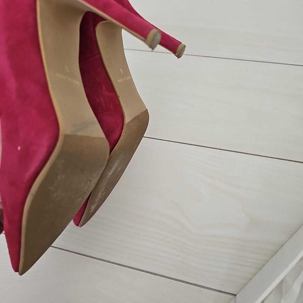 Pinky & Dianne Suede Pumps Bordeaux - image 5