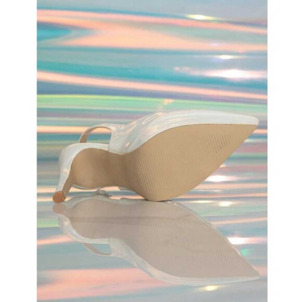 White Slingback Platform heels - image 5