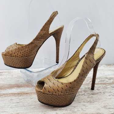 Brian Atwood Snakeskin Pumps 7.5 - image 1