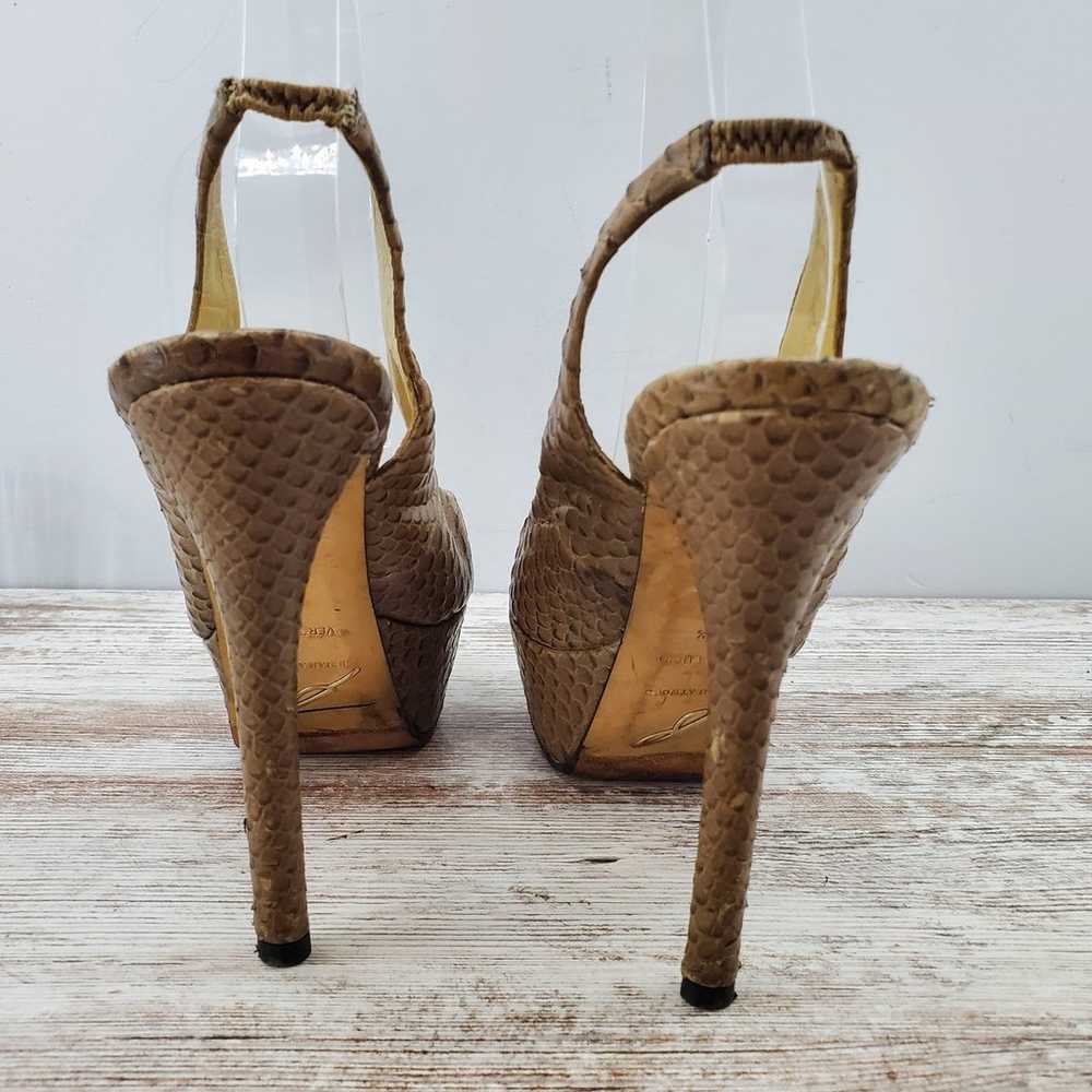 Brian Atwood Snakeskin Pumps 7.5 - image 5